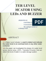 Water Level Indicator Using Leds and Buzzer