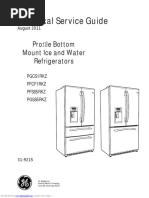 Technical Service Guide: Profi Le Bottom Mount Ice and Water Refrigerators