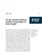 Hall1992 On The Creation of Money and The Accumulation of Bank Capital