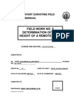 Elementary Surveying Field Manual: Course and Section: Ce120-02F/E01