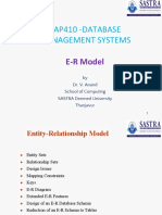 Cap410 - Database Management Systems: E-R Model