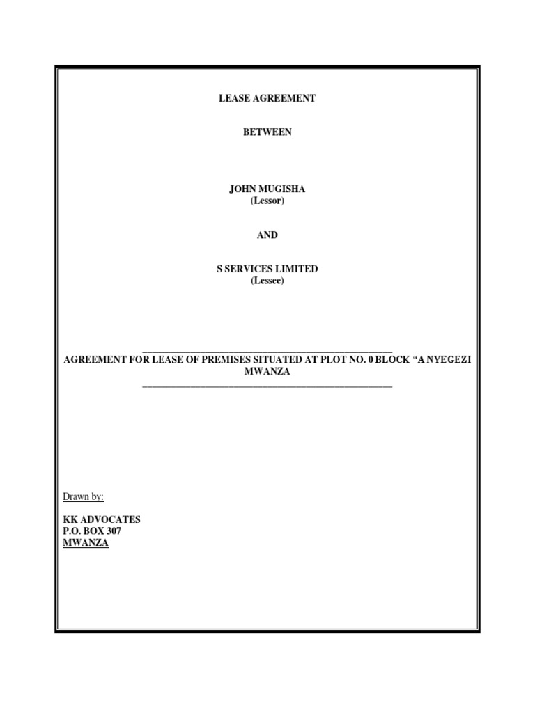 Lease Agreement Student Sample | PDF | Lease | Business Law