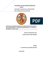 Proyecto de Investigación.