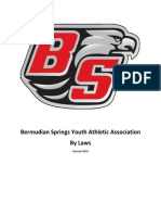 Bermudian Springs Youth Athletic Association by Laws: Revised 2018