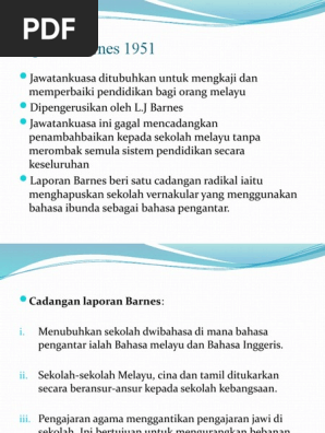 Laporan Barnes 1951