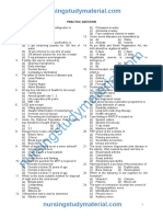 51 Practice Question For Upcoming Pgimer MSC Nursing Entrance Exam