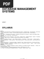 Database Management Systems