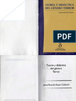 Copia de Teoría y Didáctica Del Género Terror de Jaime Ricardo Reyes