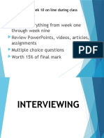 Covers Everything From Week One Through Week Nine Review Powerpoints, Videos, Articles, Assignments Multiple Choice Questions Worth 15% of Final Mark