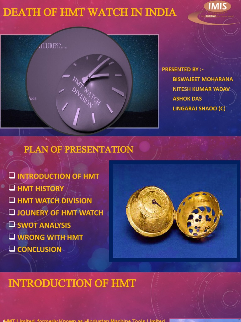 HMT Watches: Closure and Legacy Analysis | PDF | Business | Market ...