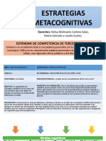 Estrategias Metacognitivas - Grado 3