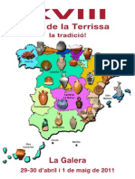 Cartell de La XVIII Fira de La Terrissa de La Galera