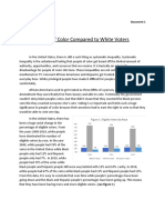 Voters of Color Compared To White Voters: Document 1