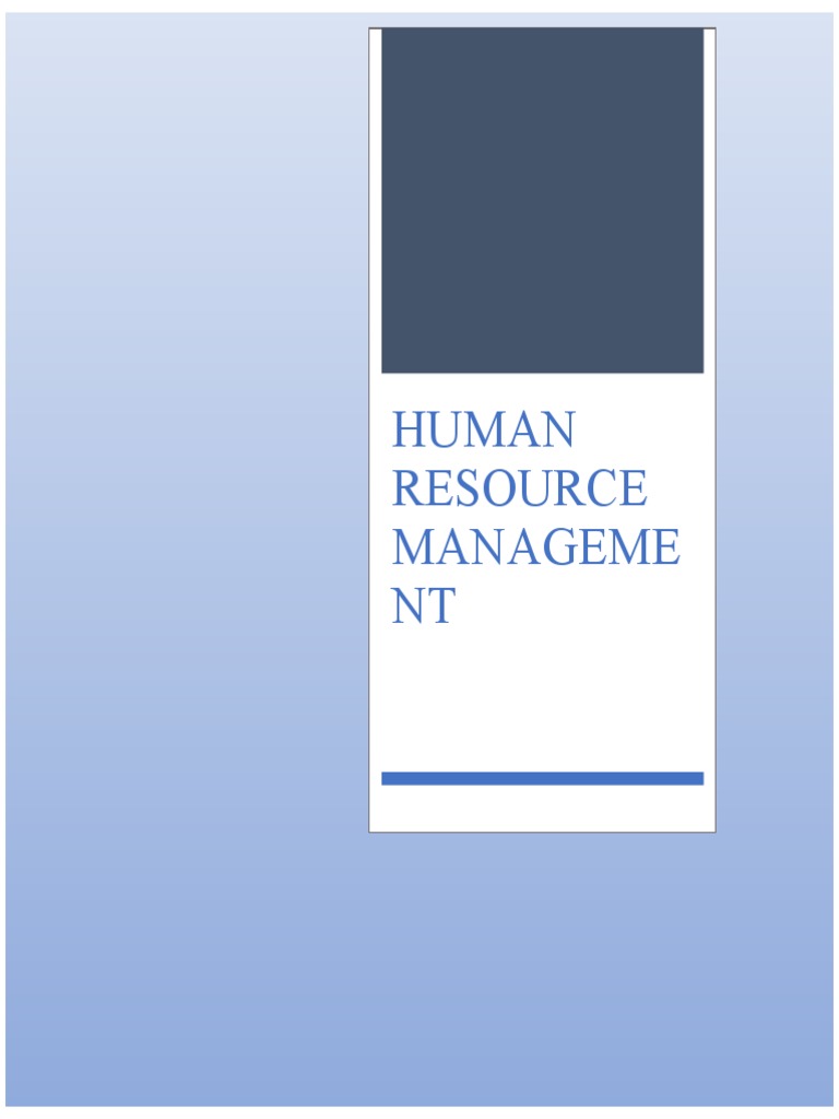 HRM Assignment | PDF | Human Resource Management | Recruitment