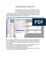 Cambio Contraseña Ubiquiti