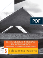 El Patrimonio Moderno en Iberoamérica - Protección y Coordinación Internacional, Primer Coloquio Internacional - UNESCO Biblioteca Digital