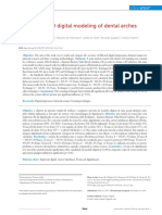 Accuracy of 3D Digital Modeling of Dental Arches