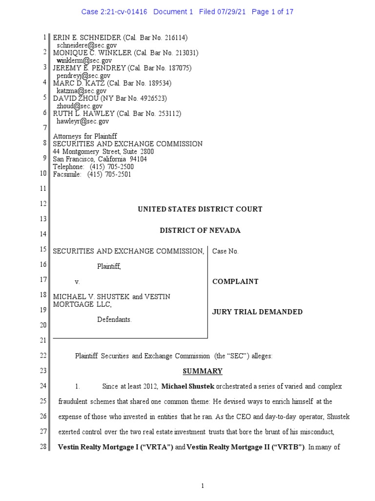 sec-complaint-pdf-sec-rule-10b-5-real-estate-investment-trust