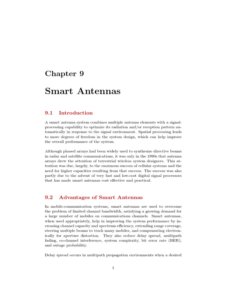 Antenna Analysis And Design Chapter 9 Pdf Antenna Radio