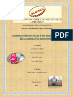 Afiche Sobre Medidas de Prevencion y Tratamiento en Gestantes Con Covid