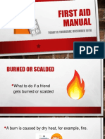First Aid - Burned - Scalded