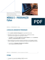 7-Slides-Ead Icb Python Modulo2 Programação 1 Escolha Da Linguagem