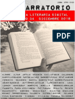 El Narratorio Antologia Literaria Digital Nro 34 Diciembre 2018