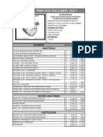 Precios 2021 Facumed