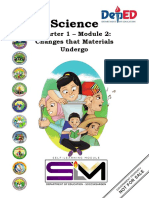 SCIENCE 4 Q1 Module 2 Changes That Materials Undergo