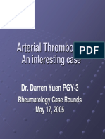 ArterialThrombosisrheumrounds