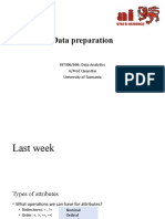 Data Preparation: KIT306/606: Data Analytics A/Prof. Quan Bai University of Tasmania