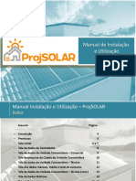 ProjSOLAR manual instalação e utilização guia