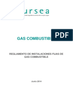 Resolución URSEA - Reglamento Instalaciones Fijas de Gas Combustible