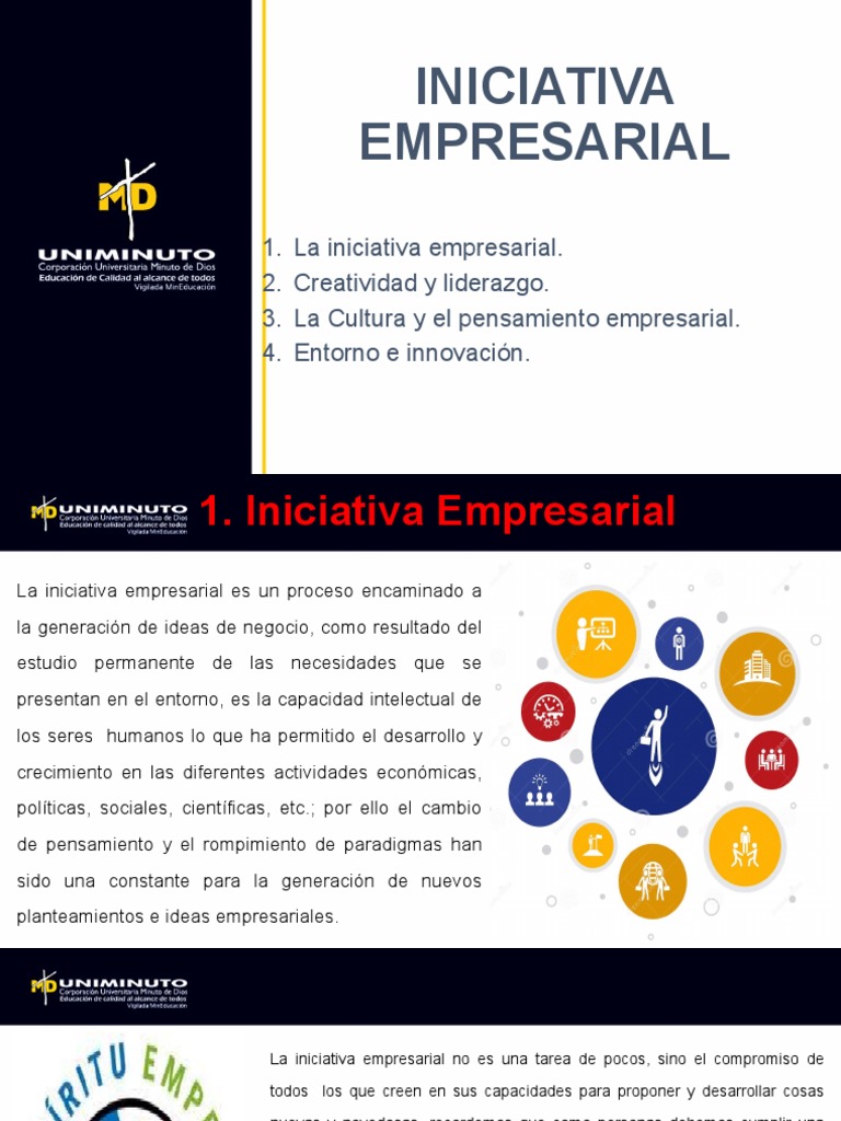 Iniciativa Empresarial y Creatividad | PDF | Creatividad | Innovación