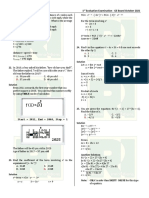 1 Evaluation Examination - GE Board October 2021