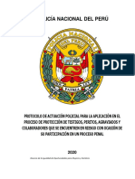 Protocolos de Actuación Policial Proyecto - JURISPOL