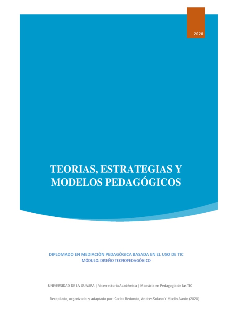Modelos Pedagógicos y Teorías de Aprendizaje | PDF | Aprendizaje ...
