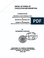 Electrocoagulation and Adsorption for Phenol Removal