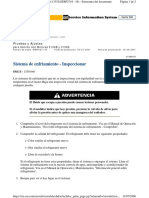 SISTEMA DE ENFRIAMIENTO INSPECCIONAR