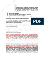 La Evaluación de Competencias Desde El Aprendizaje Estratégico