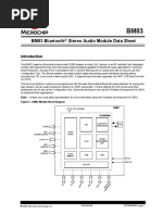 BM83 Bluetooth Stereo Audio Module Data Sheet