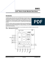 BM83 Bluetooth Stereo Audio Module Data Sheet