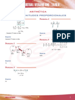 Tema: Magnitudes Proporcionales: Aritmética