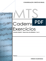 Caderno de Exercicios MTS Infantil