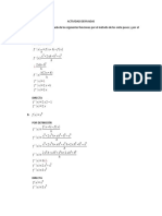 Actividad Derivadas