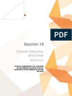 Comité Ejecutivo Seccional de la Sección 18 del SNTE Michoacán. 2012-2016
