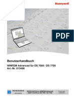 Benutzerhandbuch: WINFEM Advanced Für DS 7600 / DS 7700 Art.-Nr. 013498