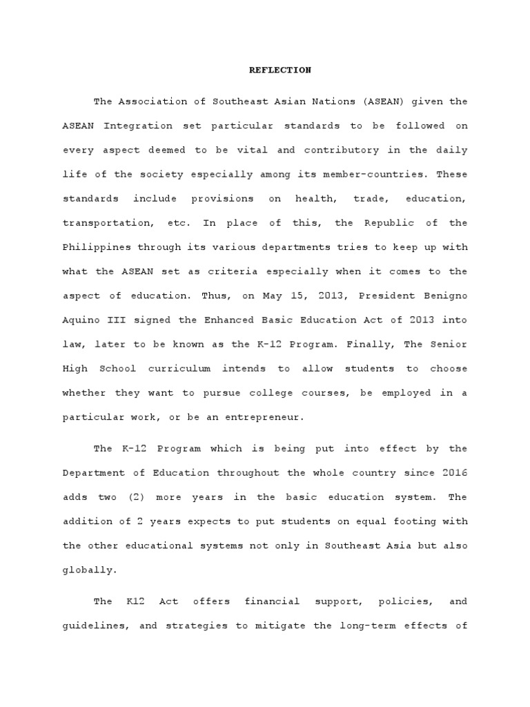 Inset Reflection | PDF | Teachers | Learning