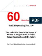 60 Minute Expert Guide For Banknifty Trader - Growth Like A Gardener