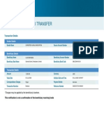 International Fund Transfer: Transaction Details